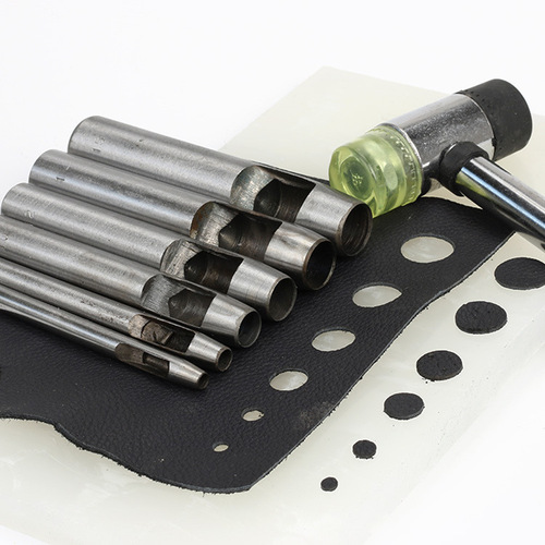 Manufacturer cross-border leather punching, round punching, belt punching, belt leather punching, punching, punching, punching, and hollow tools