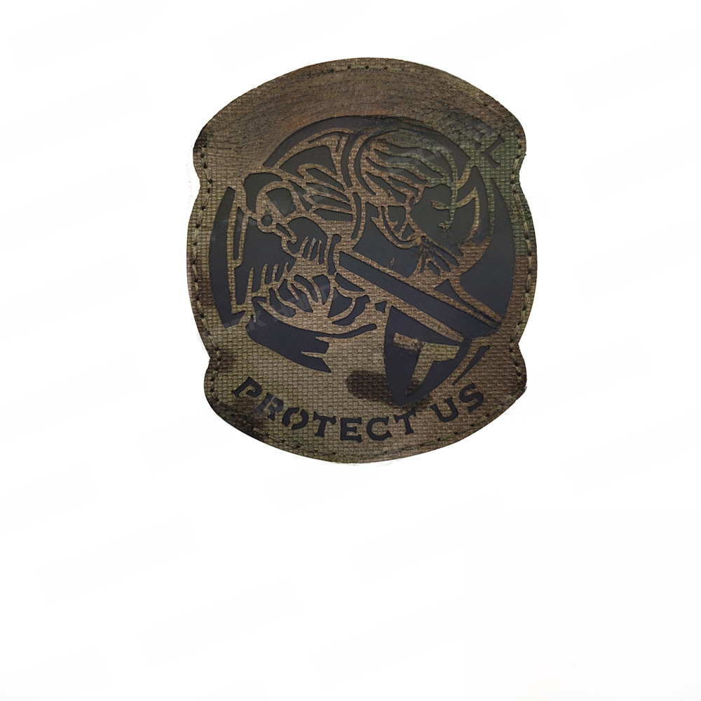 하이케 야외 국경 간 재고 대천사 세인트 마이클 완장 벨크로 배낭 스티커 스티커 스티커