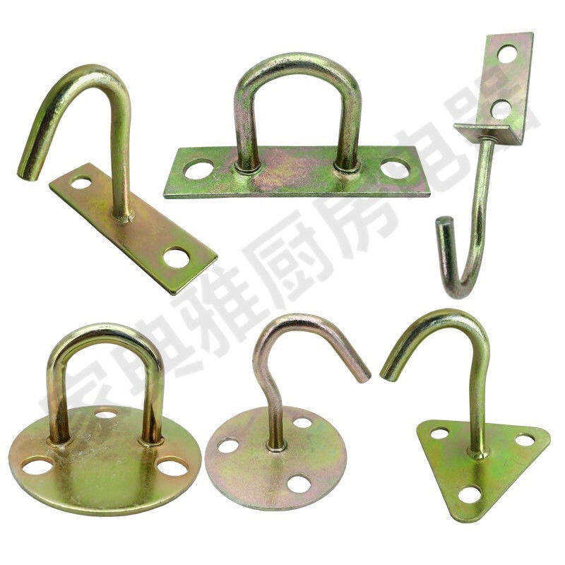 沙包钩风扇钩吊扇钩墙壁铁吊钩吊灯挂钩风扇挂钩U型钩固抓钩