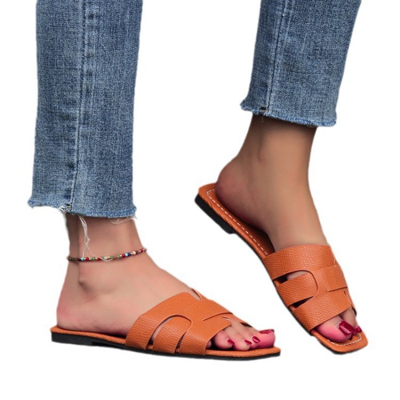 Slippers plus size, slide sandals wide fit, multi-color options, sizes 35–44