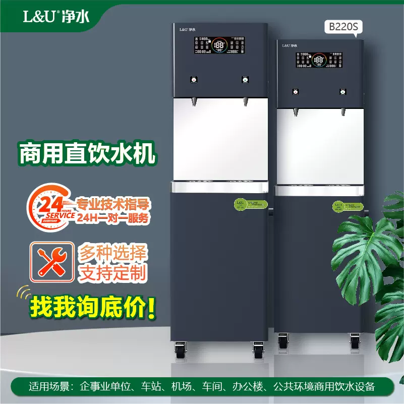L&U净水器工厂商家用工程设备直饮大流量RO反渗透一体机支持代发
