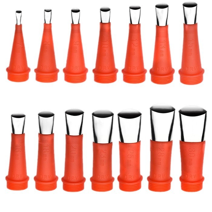 기본 통합 구조 접착제 유리 접착제 노즐과 스테인레스 스틸 접착제 노즐의 공장 직접 공급 유니버설 노즐의 14 모델