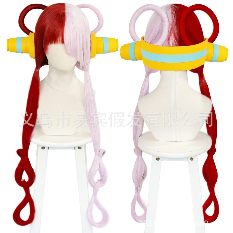 One Piece Uta Cosplay Wig One Piece World Diva Shein Amazon Temu Cross-Border E-Commerce Exclusive Supply One Piece Uta Cosplay Wig One Piece World Diva Shein Amazon Temu Cross-Border E-Commerce Exclusive Supply