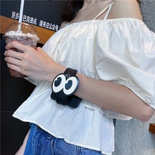 创意大眼睛爱心腕带手机壳适用三星zflip5懒人折叠屏两件套手机壳