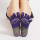 Yoga Socks Anti-slip Socks Professional Women's Five-finger Colorblock Socks Fitness Sport Pilates Socks Toe Socks