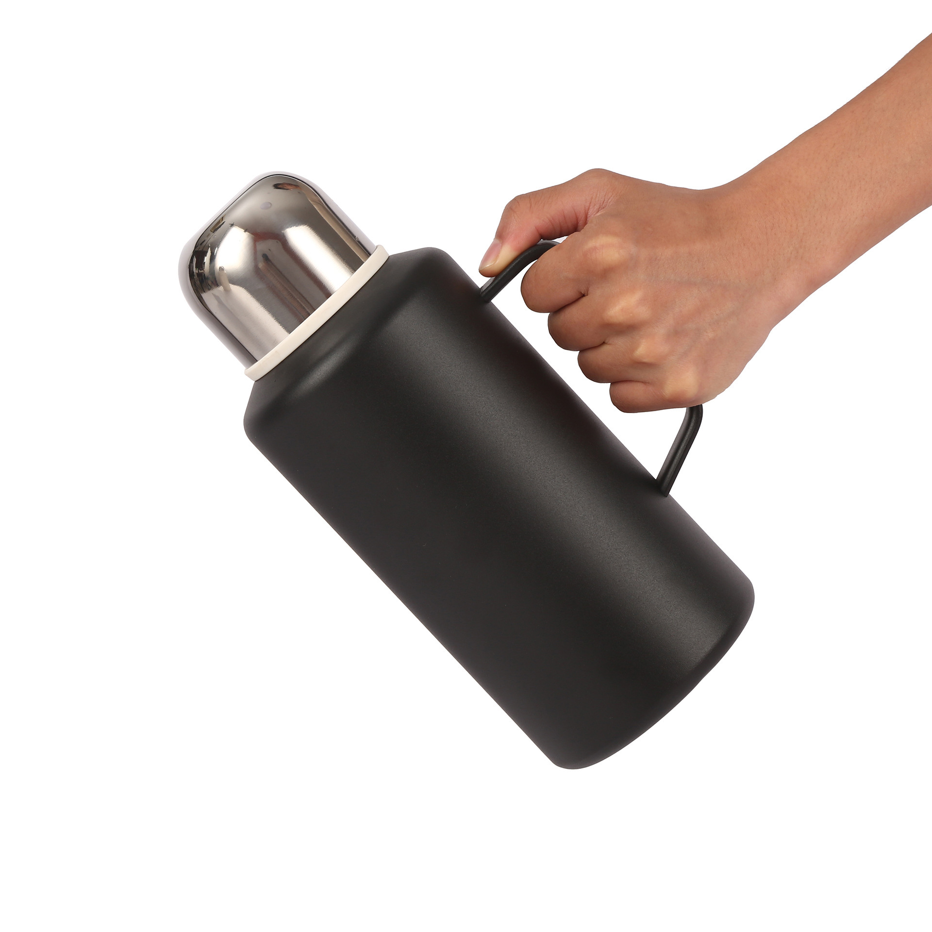 316 taza de acero inoxidable pequeña cañón de acero de alta capacidad de viaje de 1200ml botella de agua portátil al aire libre