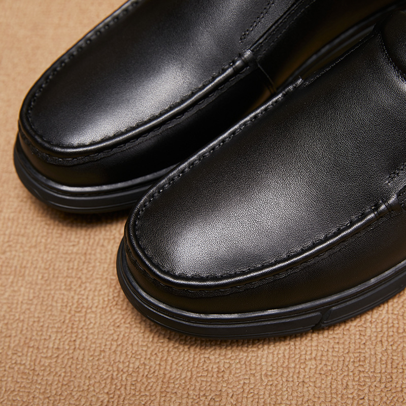 Scarpe casual invernali da uomo in vera lana morbida e pelle, calde e comode_voghion.com