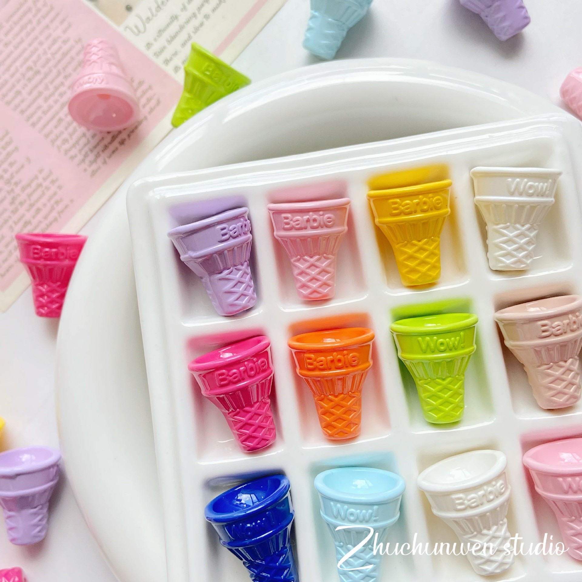 Coloridos cuentas de alta saturación serie de cuerdas de teléfono móvil DIY joyas de cadena en joyas hechas a mano accesorios de cuentas sueltas