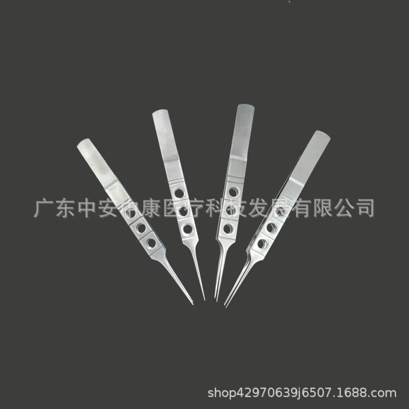 不锈钢双眼皮镊有齿镊