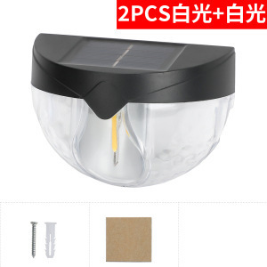 新款太阳能灯户外庭院照明灯小夜灯感应氛围壁灯防水洗墙灯钨丝灯|undefined