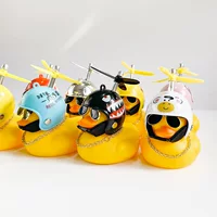 B.Duck, helmet, electric car with accessories, accessory