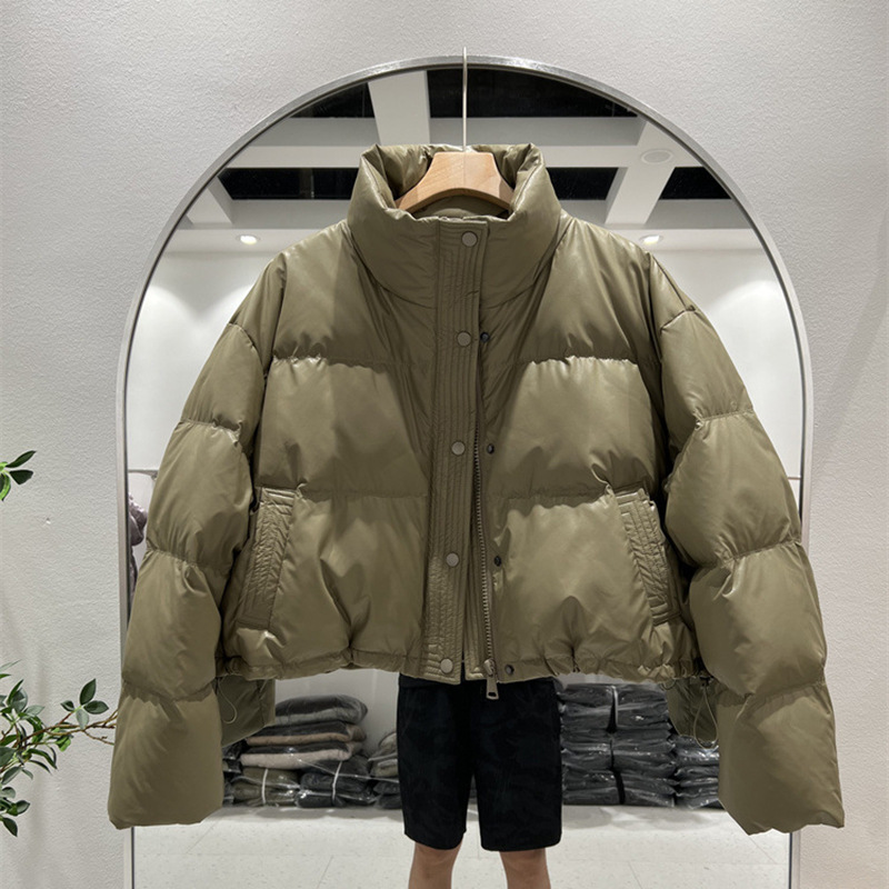 Short Down Jacket Women's 2024 Autumn and Winter New Korean Style Loose Thickened PU Leather Bread Suit Trendy Coat for Small Men Short Down Jacket Women's 2024 Autumn and Winter New Korean Style Loose Thickened PU Leather Bread Suit Trendy Coat for Small Men