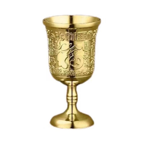 New product, gold wine cup, creative goblet, gold cup, silver cup, gift, daily use, fashionable white spirit cup, household sip cup