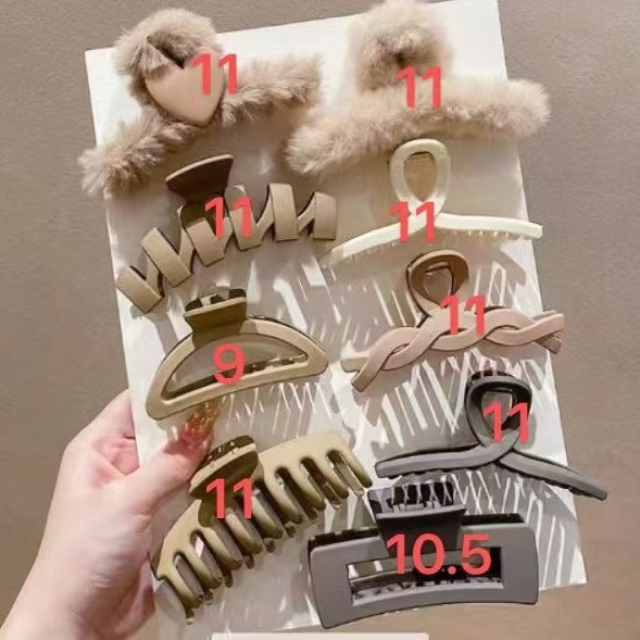 Temperamento transfronterizo simple clip de cabello de cabeza de mujer clip de agarre cuadrado clip de tiburón clip de cabello adornamiento mayorista