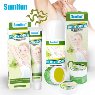 sumifun Amazon TEMU cross-border foreign trade body odor cream underarm odor sweat odor care liquid body ball