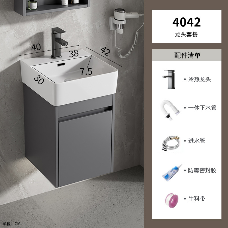 4042 gabinete de cerámica cuenca + grifo