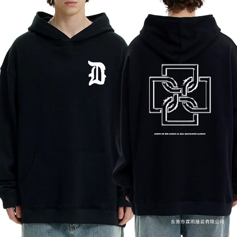 New Rapper Duki Logo Graphic Popular Fleece Sweatshirt Unisex Long Sleeve Sweatshirt