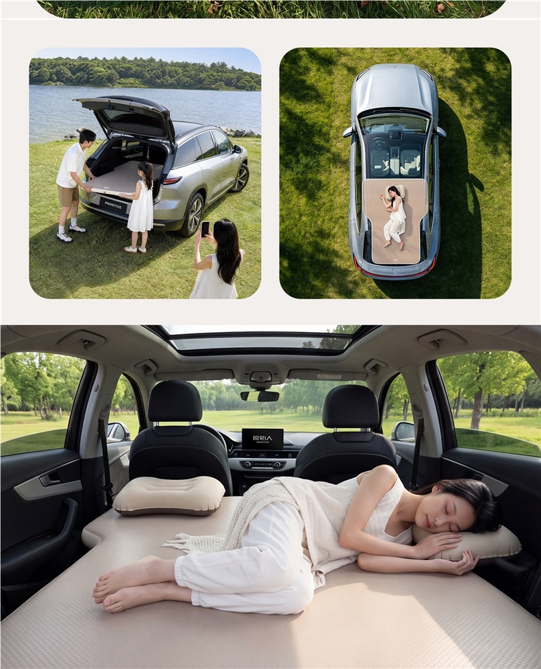 Original car mattress, rear seat sleeping pad, car sleeping gadget, inflatable bed for long trips, Tesla Y3