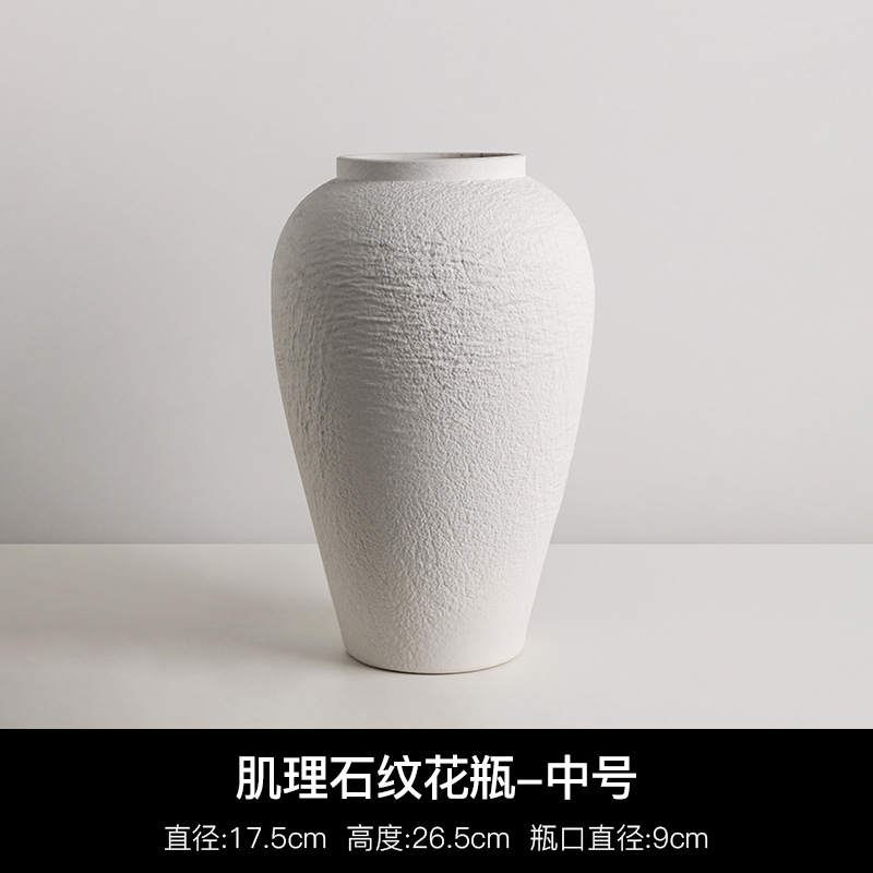 Jingdezhen vasos de cerámica retro nueva cerámica china estilo tranquilo estilo de alto nivel flor floral decoración de la sala de estar
