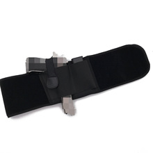 户外战术多功能束腰带复合潜水料枪套 户外通用型隐形腰套快拔套