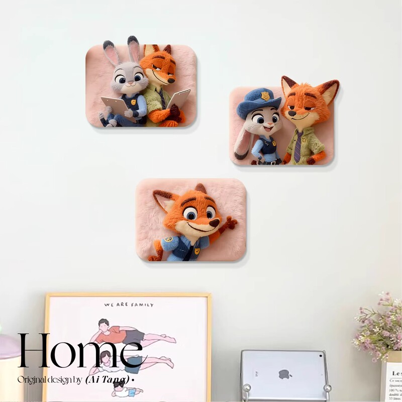Nick and Judy Acrylic Wall Hole Cover Decorative Stickers Wall Beautification Hole Concealing Magic Tool Toilet Self-Adhesive Wall Stickers Nick and Judy Acrylic Wall Hole Cover Decorative Stickers Wall Beautification Hole Concealing Magic Tool Toilet Self-Adhesive Wall Stickers