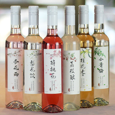 Wine Peach blossom wine Plum Wine lady Low Sparkling wine slightly drunk wholesale Group purchase
