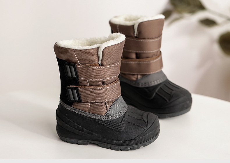 Unisex Sports Solid Color Round Toe Snow Boots display picture 22