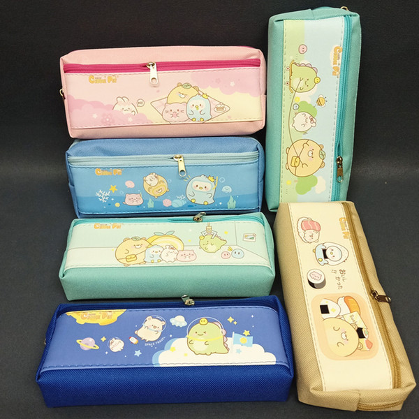 Children's double-layer cartoon pencil case