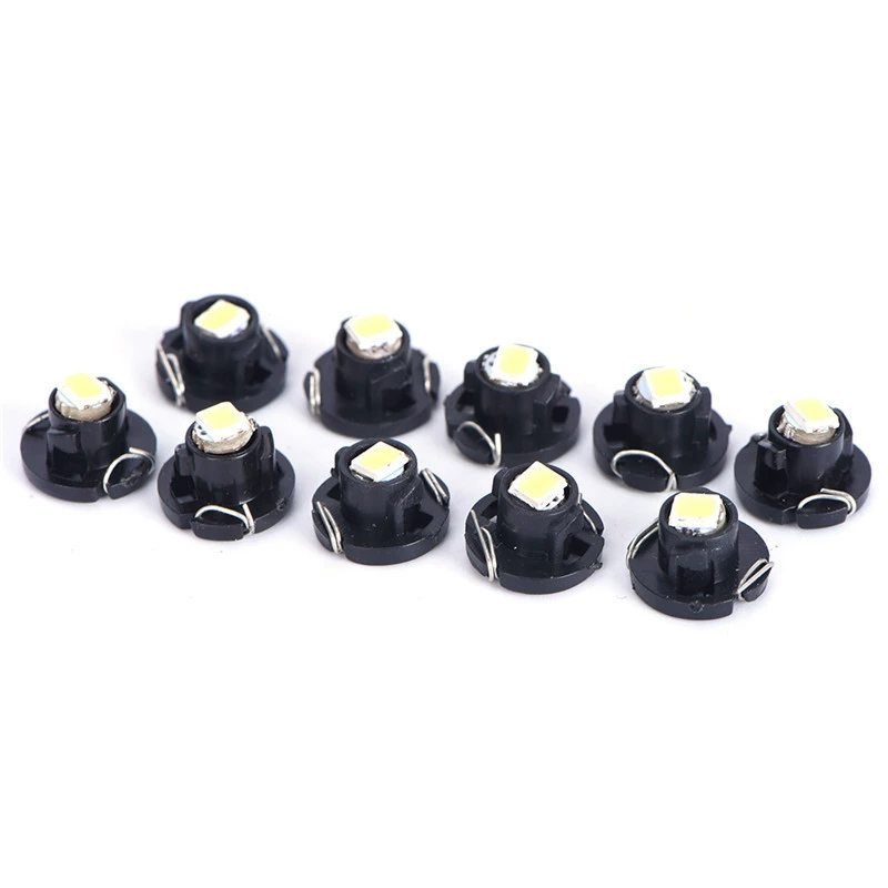 Авто LED свет, инструментальный свет T3 1210 1smd мотоциклетный LED свет Burled T4.2 T4.7 12V белый свет