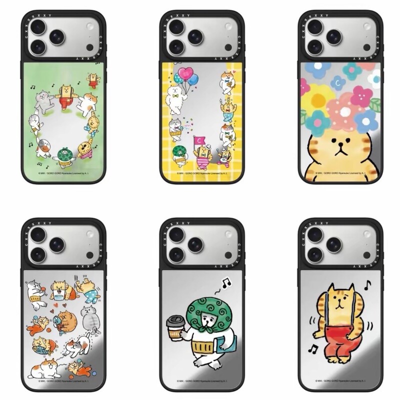 C Brand Phone Case Mirror Surface Case Collaboration with Lazy Cat Cartoon Graffiti Suitable for Apple iPhone 17 Pro C Brand Phone Case Mirror Surface Case Collaboration with Lazy Cat Cartoon Graffiti Suitable for Apple iPhone 17 Pro