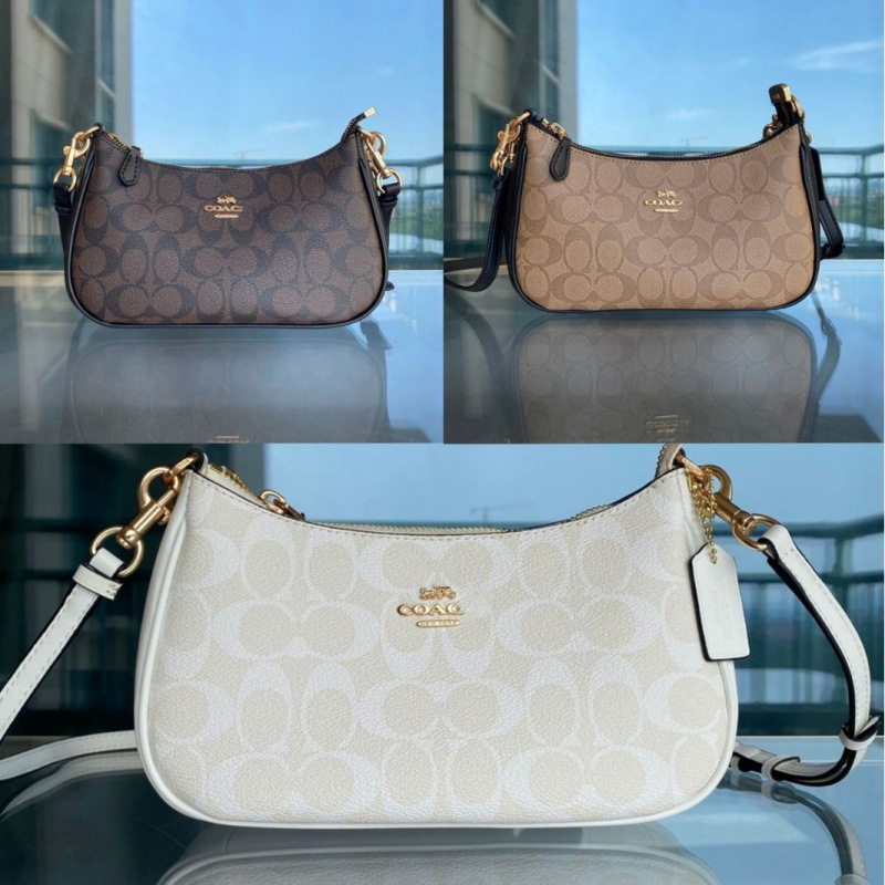Kou Chi's new Teri25 crescent-shaped underarm bag, featuring a classic monogram pattern, is a stylish and casual shoulder bag for women, perfect for everyday use Kou Chi's new Teri25 crescent-shaped underarm bag, featuring a classic monogram pattern, is a stylish and casual shoulder bag for women, perfect for everyday use