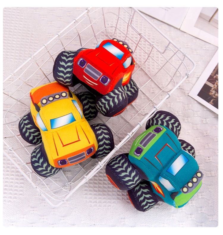 Manufacturer Wholesale Off-Road Vehicle Plush Toy Car Pillow Cute Doll Little Boy Birthday Gift Claw Machine Prize