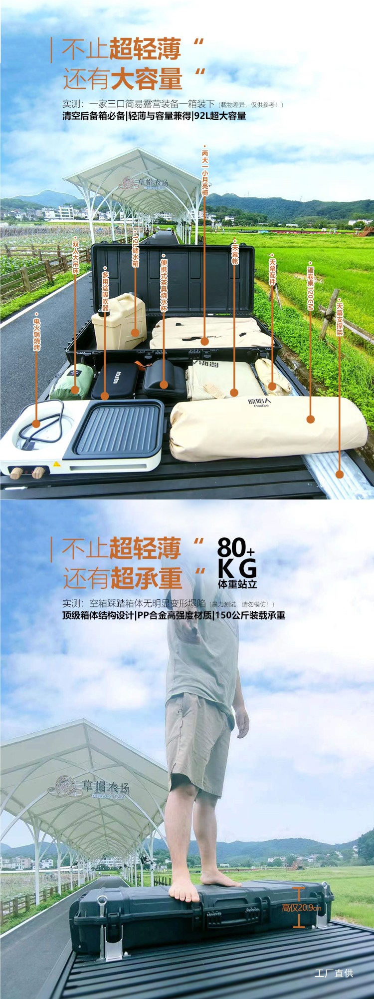 Car Roof Luggage Box, Roof Gear Box, Travel Box, Waterproof Roof Box, Car Storage Box, Roof Expansion Box