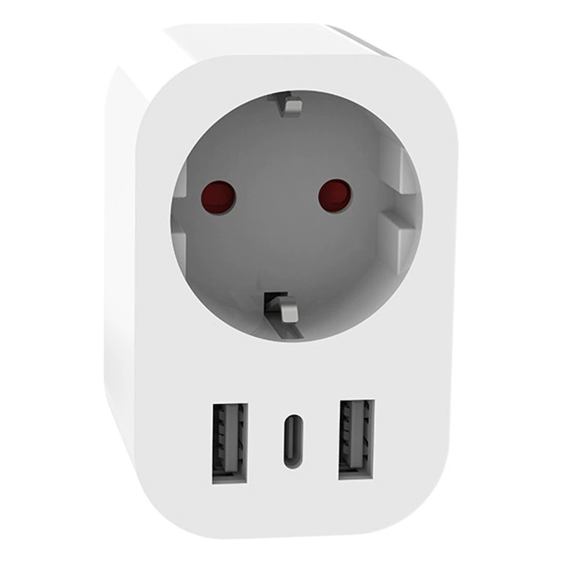 Liantuo Европейский стандарт 220 Немецкий 16A Amazon Alexa субуправление пульт дистанционного управления умная розетка с двумя USB