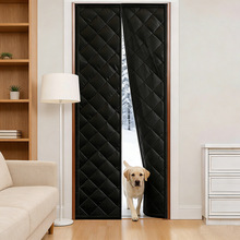 跨境加厚棉门帘冬季保暖防风家用空调磁吸隔断隔音挡风防寒冷冬天