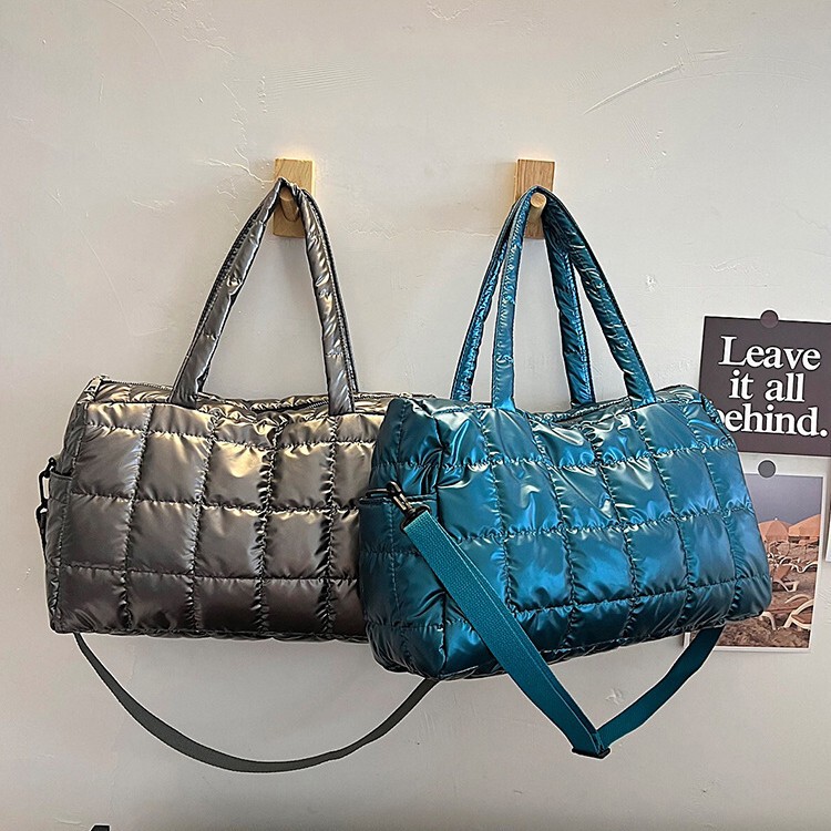 2026 Autumn and Winter New Fashion Large-Capacity Tote Bag Space Cotton down Lightweight Portable Shoulder Crossbody Bag Women's Bag 2026 Autumn and Winter New Fashion Large-Capacity Tote Bag Space Cotton down Lightweight Portable Shoulder Crossbody Bag Women's Bag