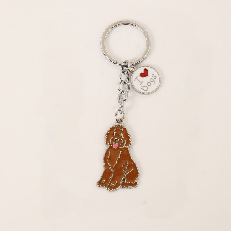 Tume 越境亜鉛合金ペット犬キーホルダーペンダントマルチカラーバッグペンダント亜鉛合金装飾品|undefined