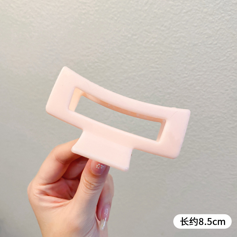 Clip de pelo de gran tamaño esmerilado simple Cabeza trasera updo horquilla de alto grado tiburón clip horquilla tocado al por mayor