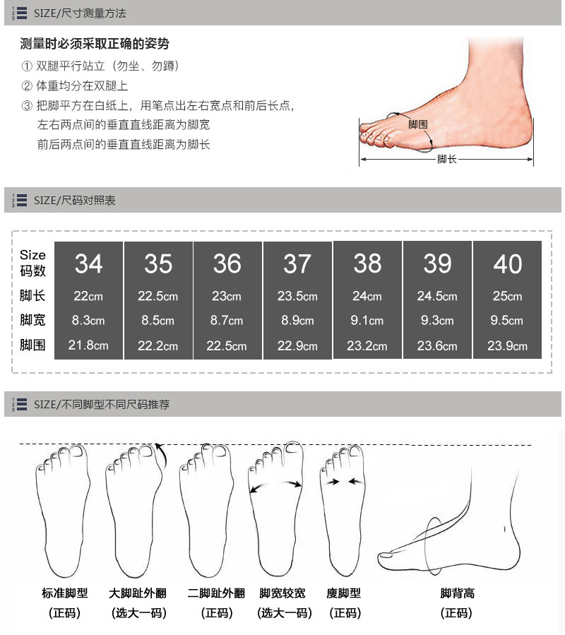 尺碼表2