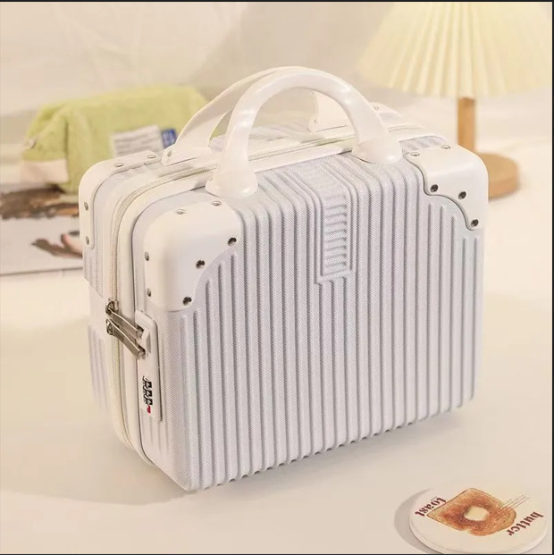 化粧品バッグ女性のポータブル収納ボックスロックパスワードボックスお土産ポータブル小型ボックス搭乗スーツケース卸売|undefined