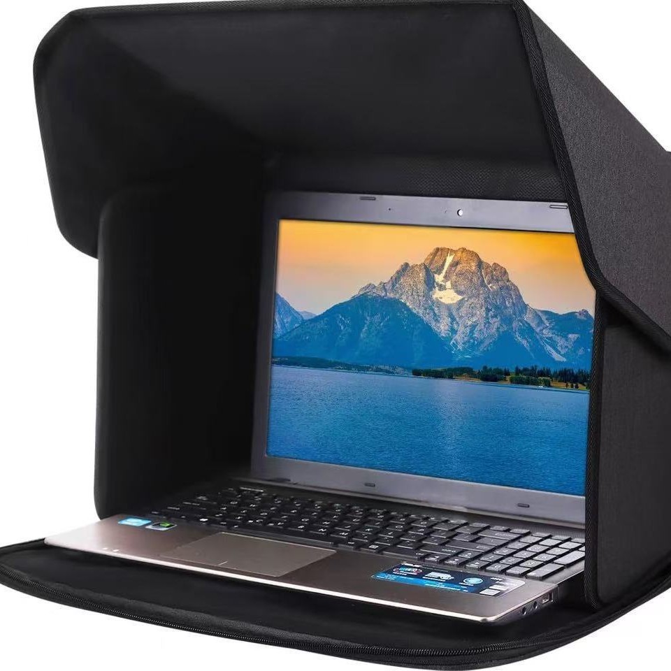 Amazon Laptop Bag Anti-Glare Privacy Screen Cover Laptop Sunshade Bag Foldable Light Blocking