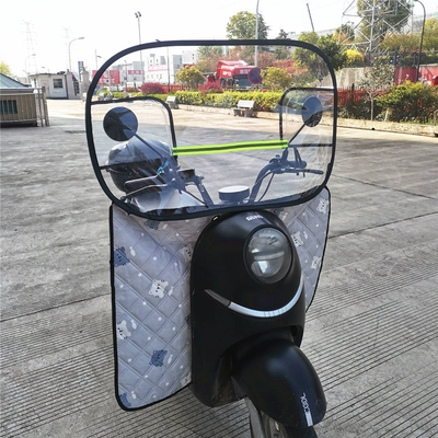 high-definition transparent windshield rain – Motorcycle front windshield - detachable-model-grey-cat-windshield