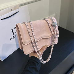 鏈條小方包2024春季新款小眾設計時尚簡約腋下單肩包休閒斜挎女包