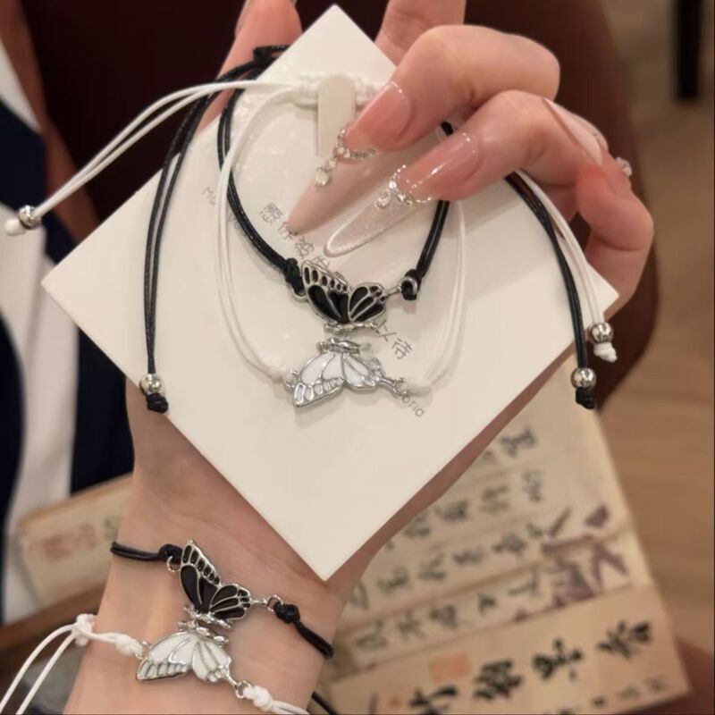 Butterfly Bracelet Girlfriend Friendship Gift suit Spring and Summer Colorful Butterfly Adjustable Bracelet Butterfly Bracelet Girlfriend Friendship Gift suit Spring and Summer Colorful Butterfly Adjustable Bracelet