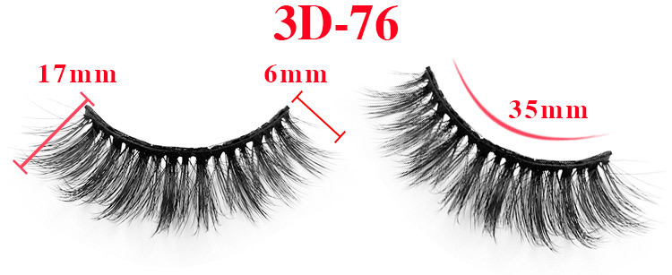 Magnet Eyelashes Box Three Pairs Magnetic False Eyelashes With Magnetic Liquid Eyeliner And Tweezers display picture 2