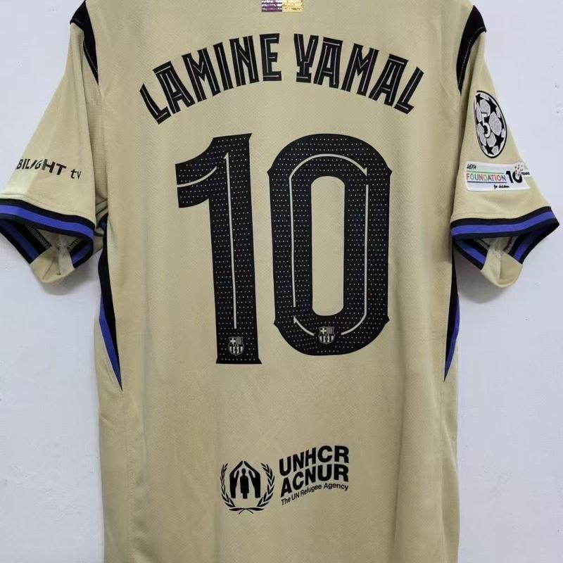 25-26 バルセロナ ジャージ 10番 アマール 11番 ラフィナ 14番 ラッシュフォード ホーム＆アウェイ サッカーユニフォーム|undefined
