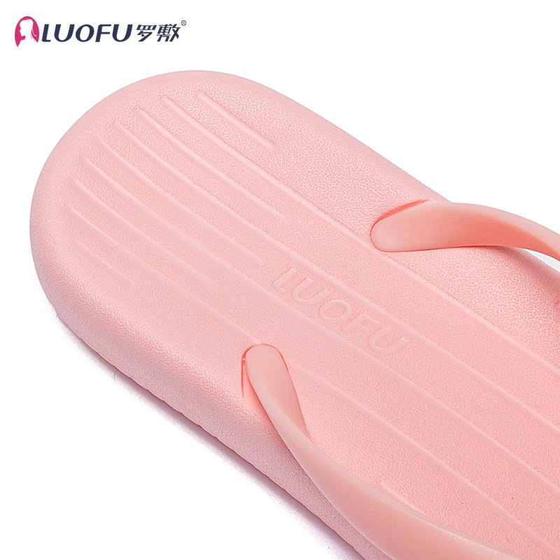 Rofu flip-flops de las mujeres de la moda al aire libre en línea rojo de alto grado de verano nuevo todo-fósforo antideslizante flip-flops de plataforma E