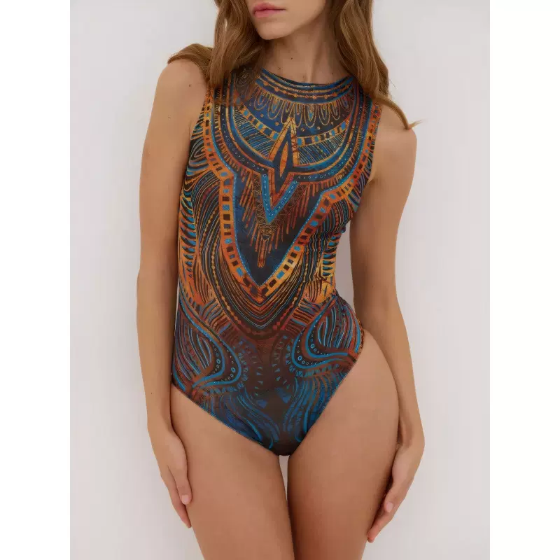 2026新款跨境俄罗斯防晒泳衣女купальник欧美连体泳装