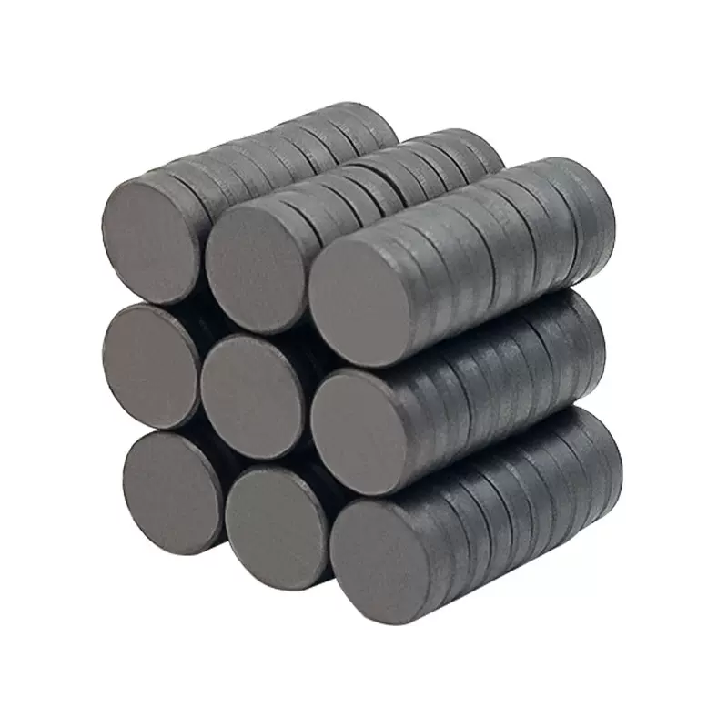 批发铁氧体磁铁圆形普通吸铁石黑强力耐高温永磁源头厂家磁钢