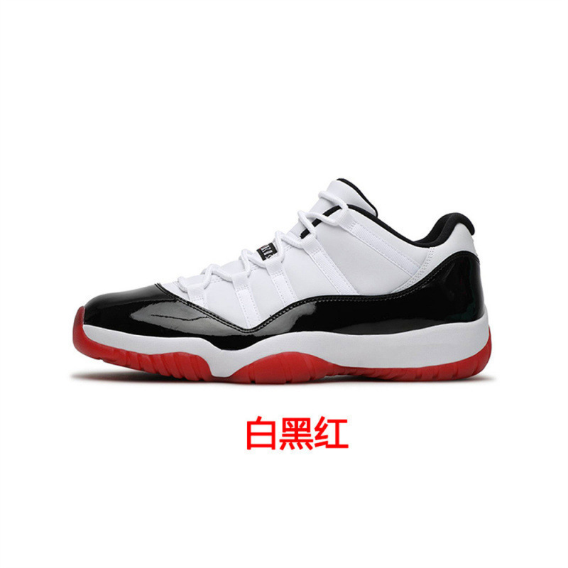 纯原AJ11 Low实战蓝康扣大魔王低帮黑白康扣樱桃红酷灰男女情侣鞋|undefined